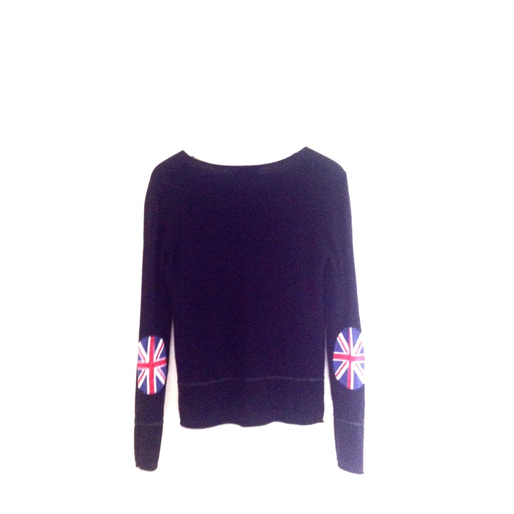 Marie-Sixtine black V neck sweater